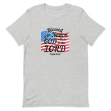 Blessed is the Nation Psalm 33:12 Short-Sleeve Unisex T-Shirt