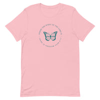 Butterfly Freedom 2 Cor. 3:17 Short-Sleeve Unisex T-Shirt