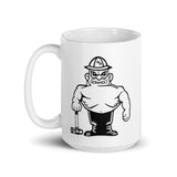 Mighty Mac White glossy mug