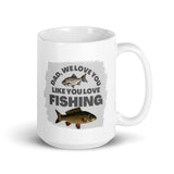 We Love Dad Fishing mug